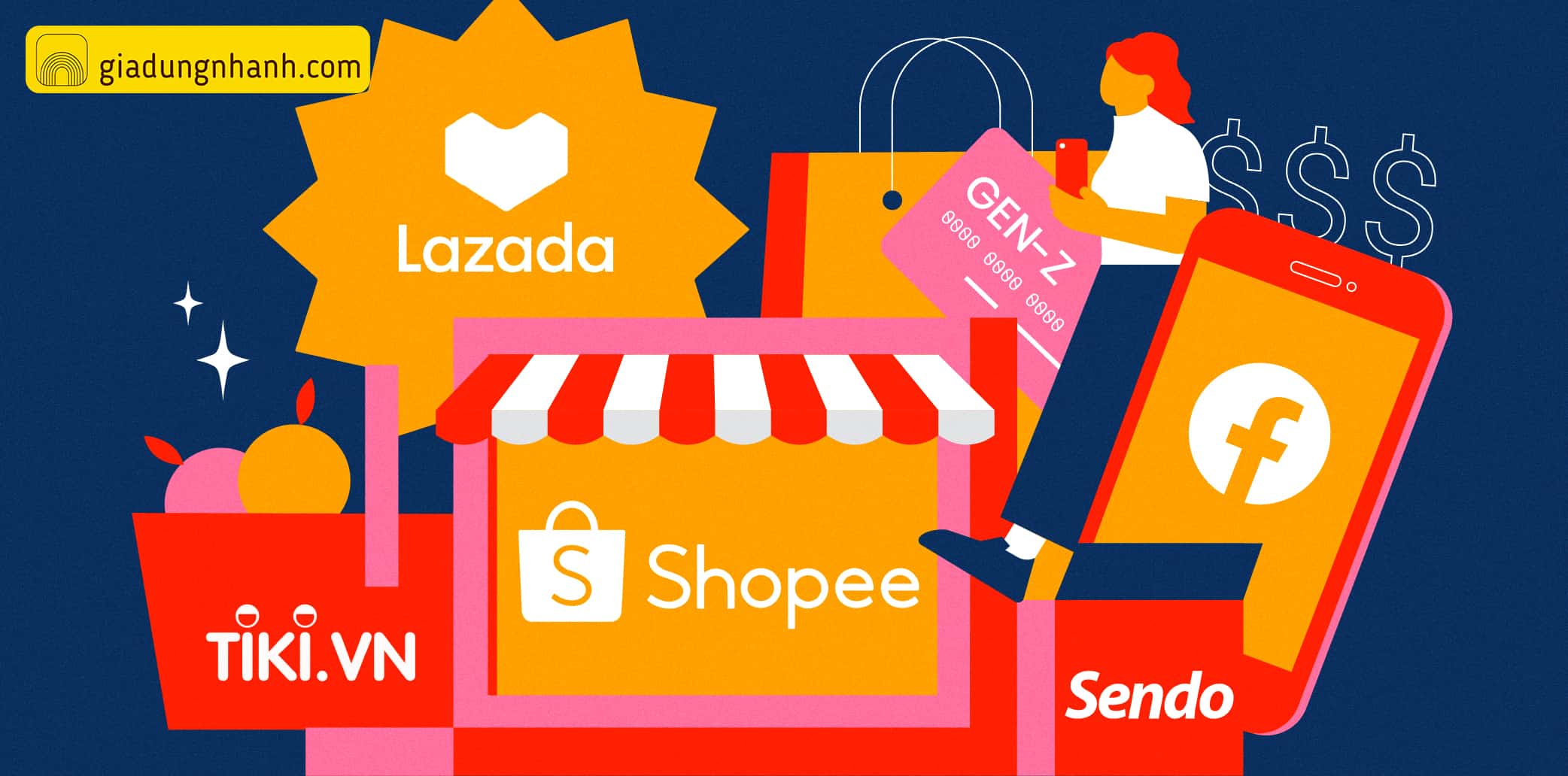 Shopee so với Sendo khám phá sàn thương mại điện tử